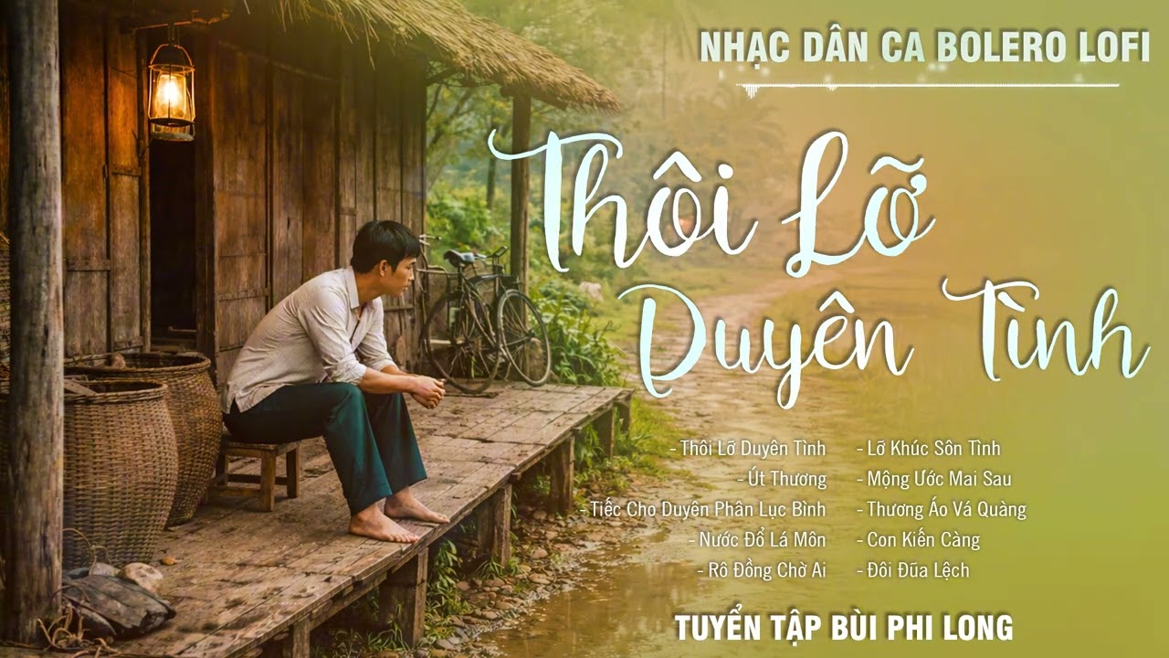 Thôi Lỡ Duyên Tình | Nhạc Dân Ca Bolero Lofi Nghe Là Nghiện | Tuyển Tập Bùi Phi Long