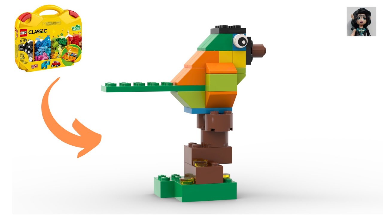 BIRD Lego classic 10713 ideas How to build easy