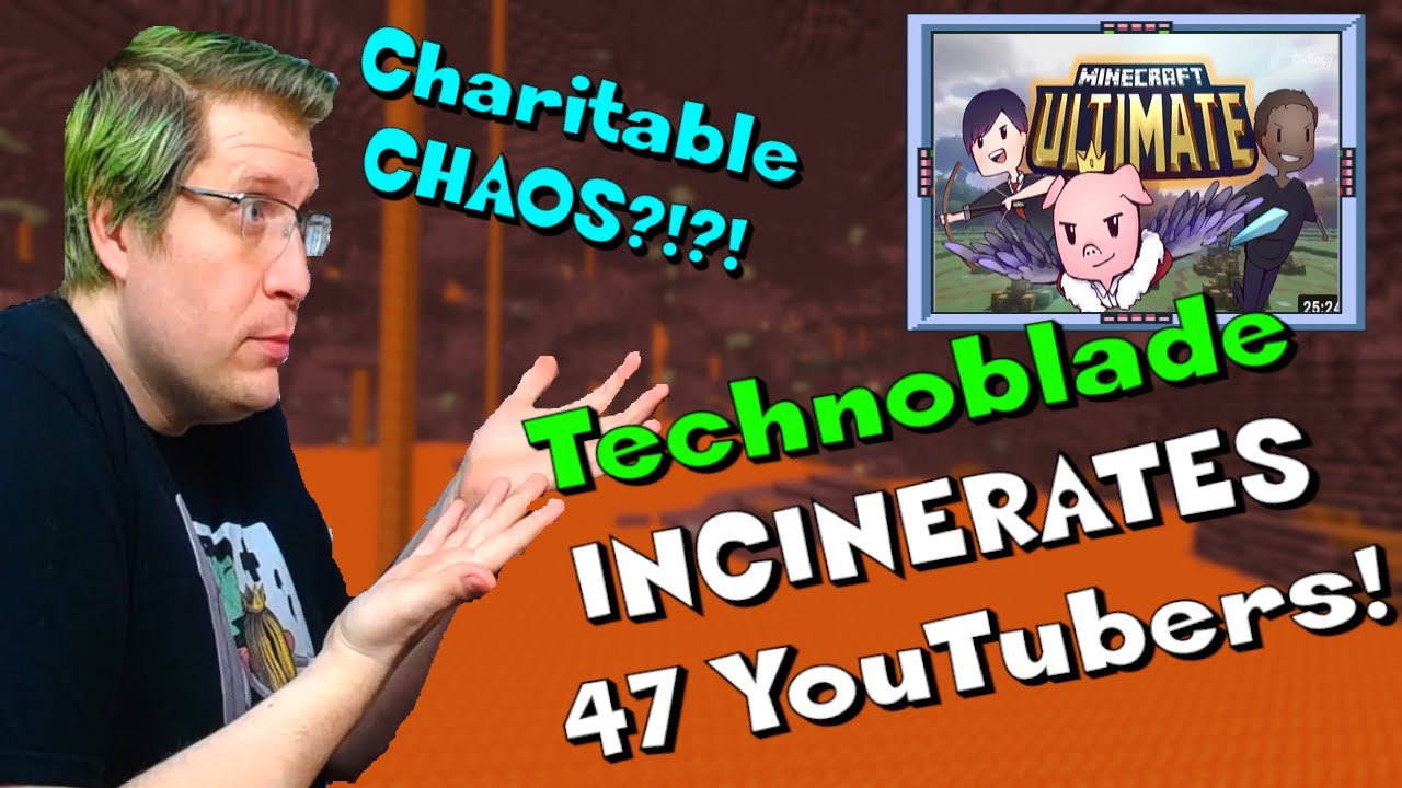 Minecraft Charity Chaos! Absolutely Ruining a $36,000 Minecraft Tournament - Technoblade [Reaction]
