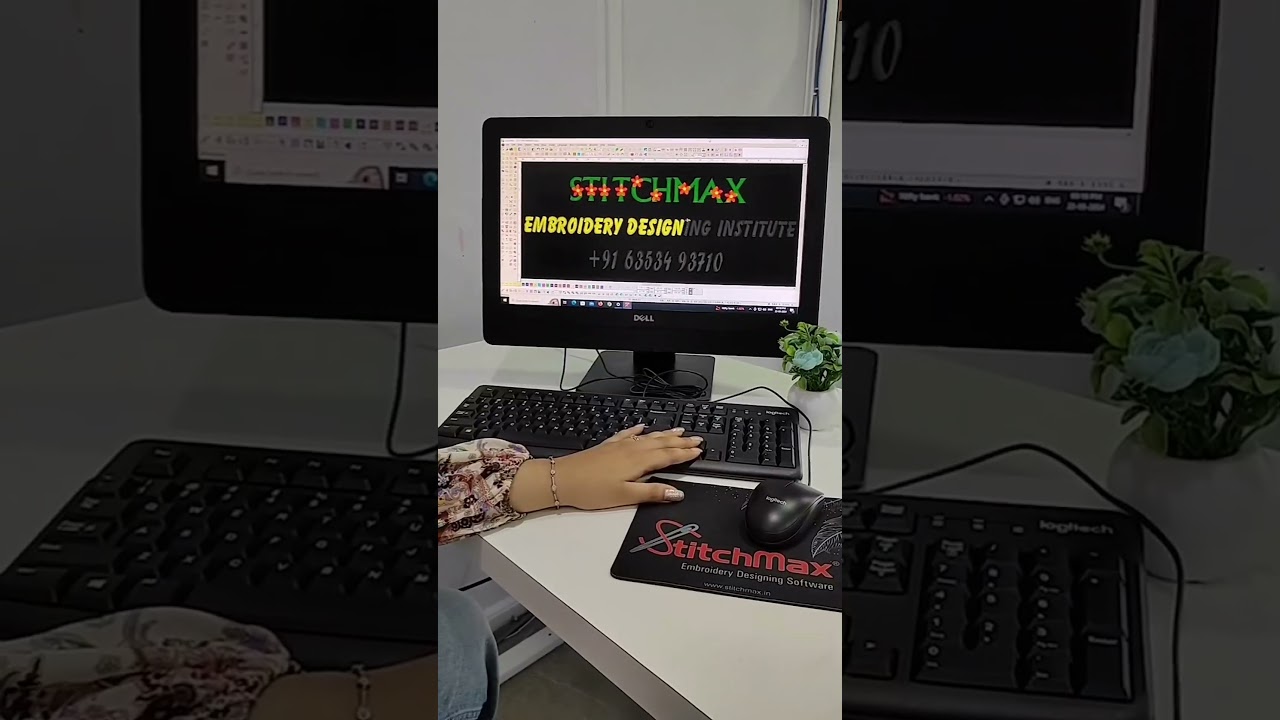 Embroidery Designing Course #stitchmax #embroiderydesign #indian #software  #design