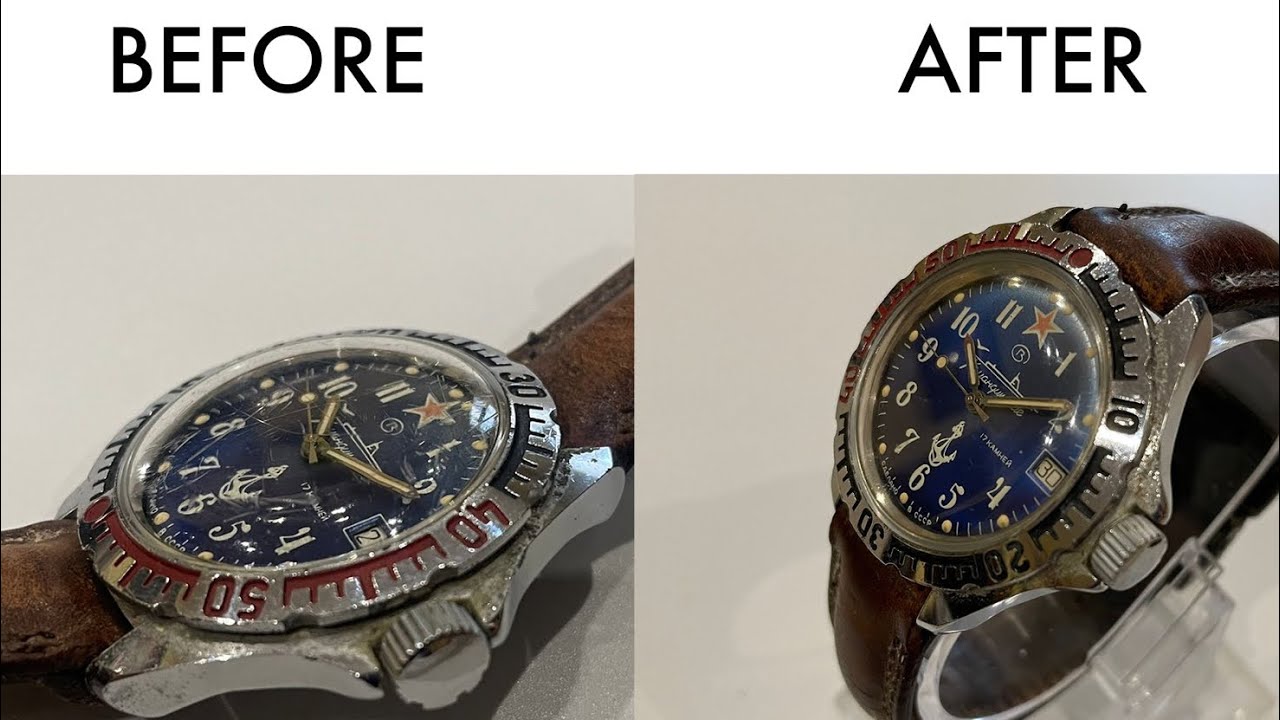 Restoring of a vintage russian watch - Vostok Komandirskie U-Boot