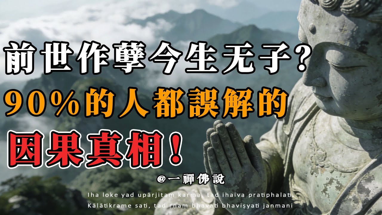 哪些無兒無女的人，現在怎麼樣了...#佛學智慧#無子無女#因果業力#生命意義#生育#佛教故事#心靈成長#放下執著#福報#修行#覺悟#業障#人生哲理#業力真相#覺醒#轉念#前世今生
