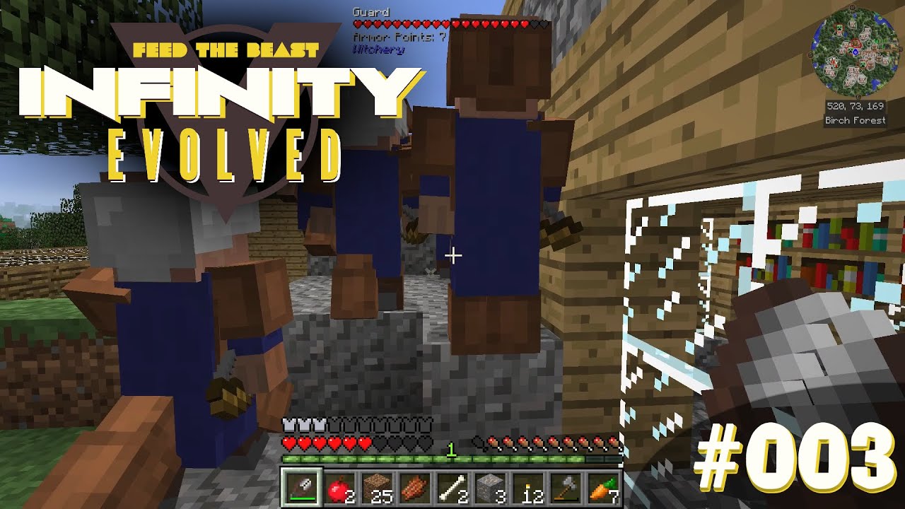 Let's Play FTB: Infinity Evolved - #03 - Another Village