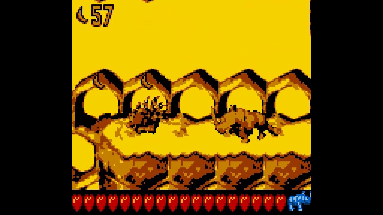 Donkey Kong Land 2 - Krazy Kremland - Rambi Rumble
