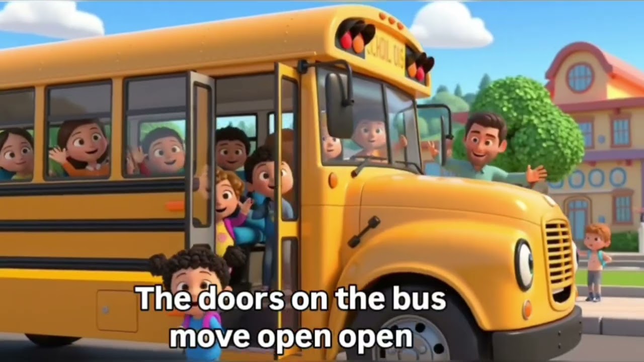 The wheels of the bus | Nursery rhymes for kids