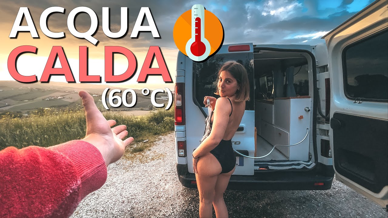 Acqua CALDA in van e camper: lo scambiatore di calore, NO CORRENTE, NO GAS