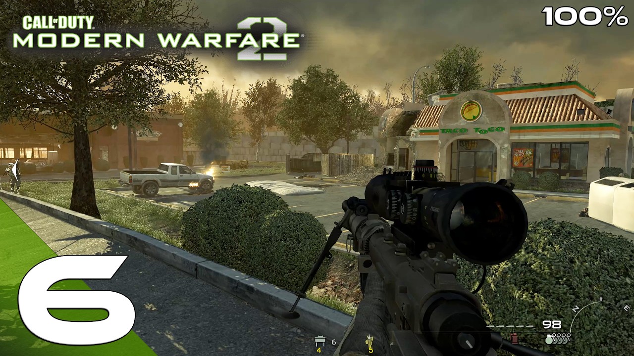 Call of Duty Modern Warfare 2 - Полное прохождение, часть 6 - [2K60FPS] Без комментариев