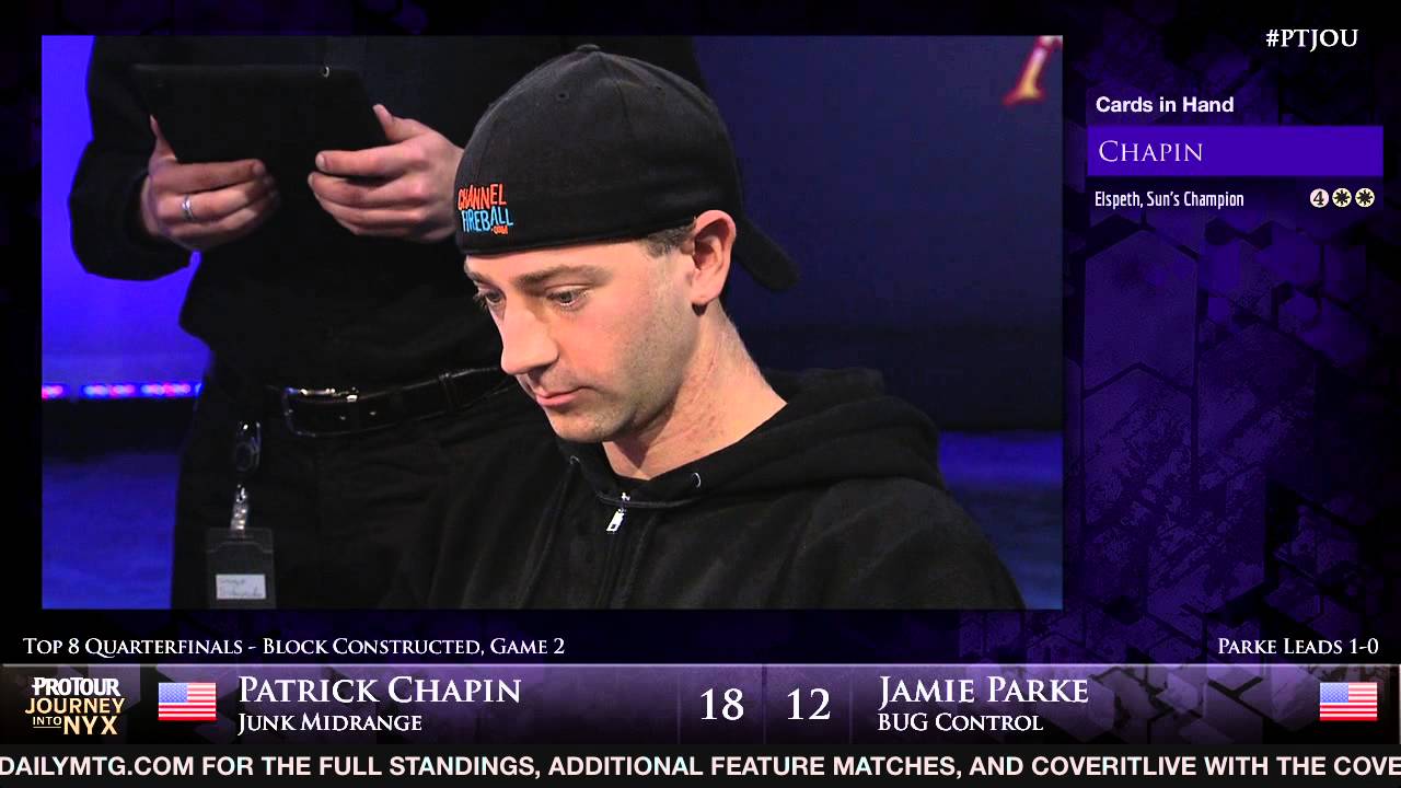 Pro Tour Journey into Nyx - Quarterfinal - Patrick Chapin vs. Jamie Parke