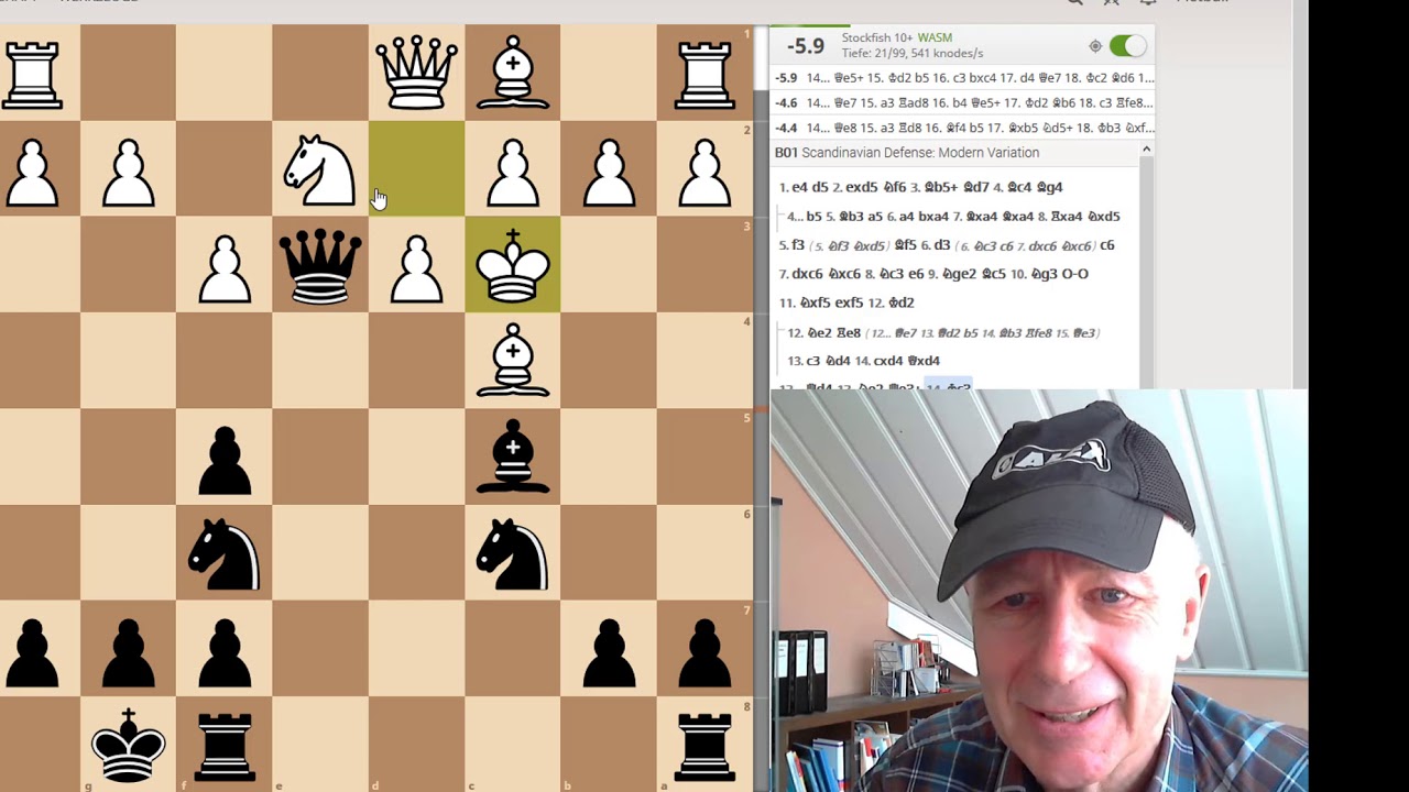 Geheimwaffe gegen e4: Skandinavisches Gambit