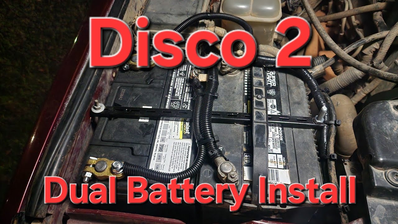 Land Rover Discovery 2 Dual Battery Install