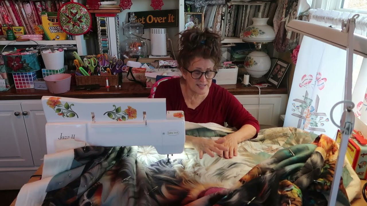 QUILTING MY ONE BLOCK WONDER - AND BOBBIN REMEDY