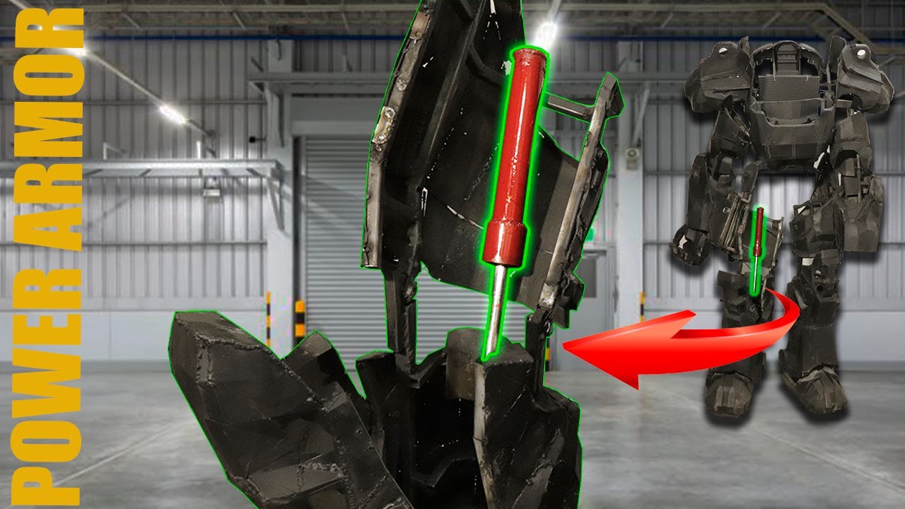 ГИДРАВЛИКА ДЛЯ СИЛОВОЙ БРОНИ ИЗ АМОРТИЗАТОРА ВАЗ??? POWER ARMOR T-60