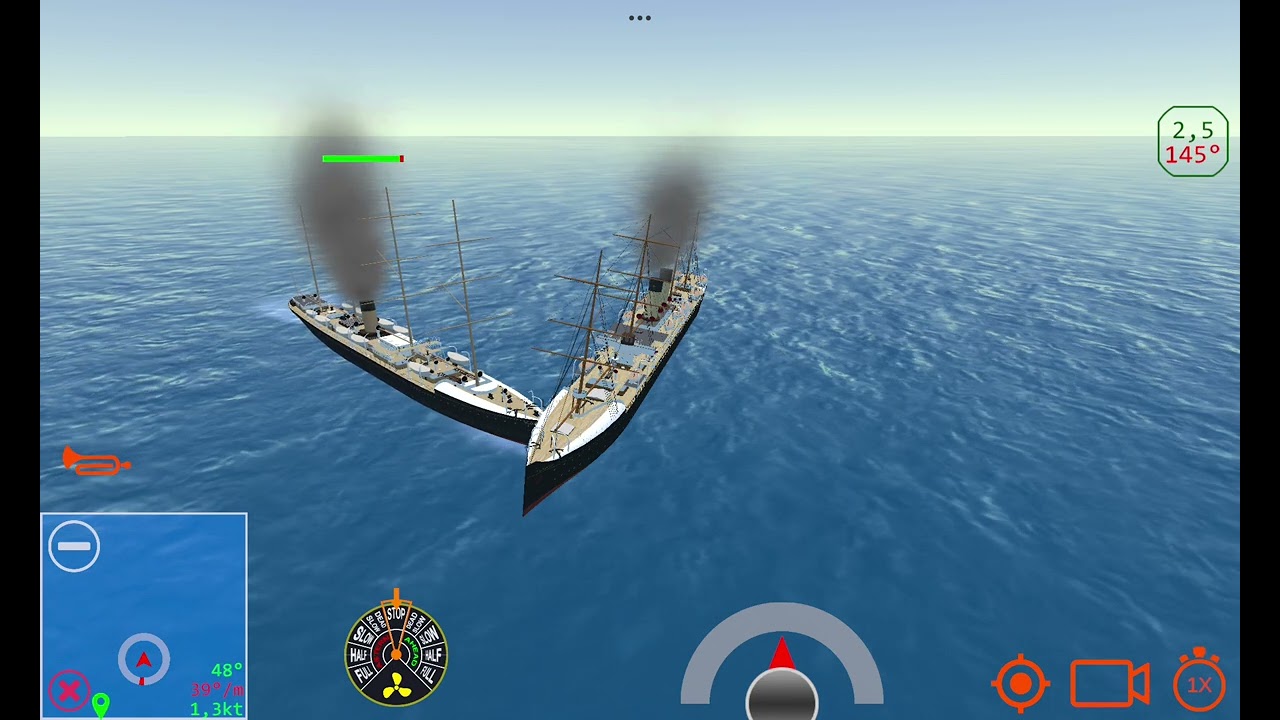 ATLANTIC CRASH BRITANNIC 1874 BY EMPRESS OF IRELAND