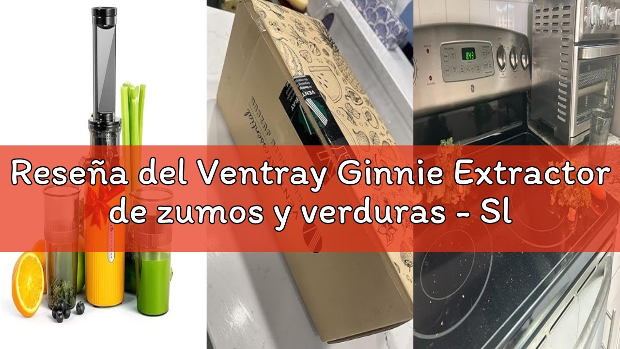 Reseña del Ventray Ginnie Extractor de zumos y verduras - Slow Juicer con función de masticación inv