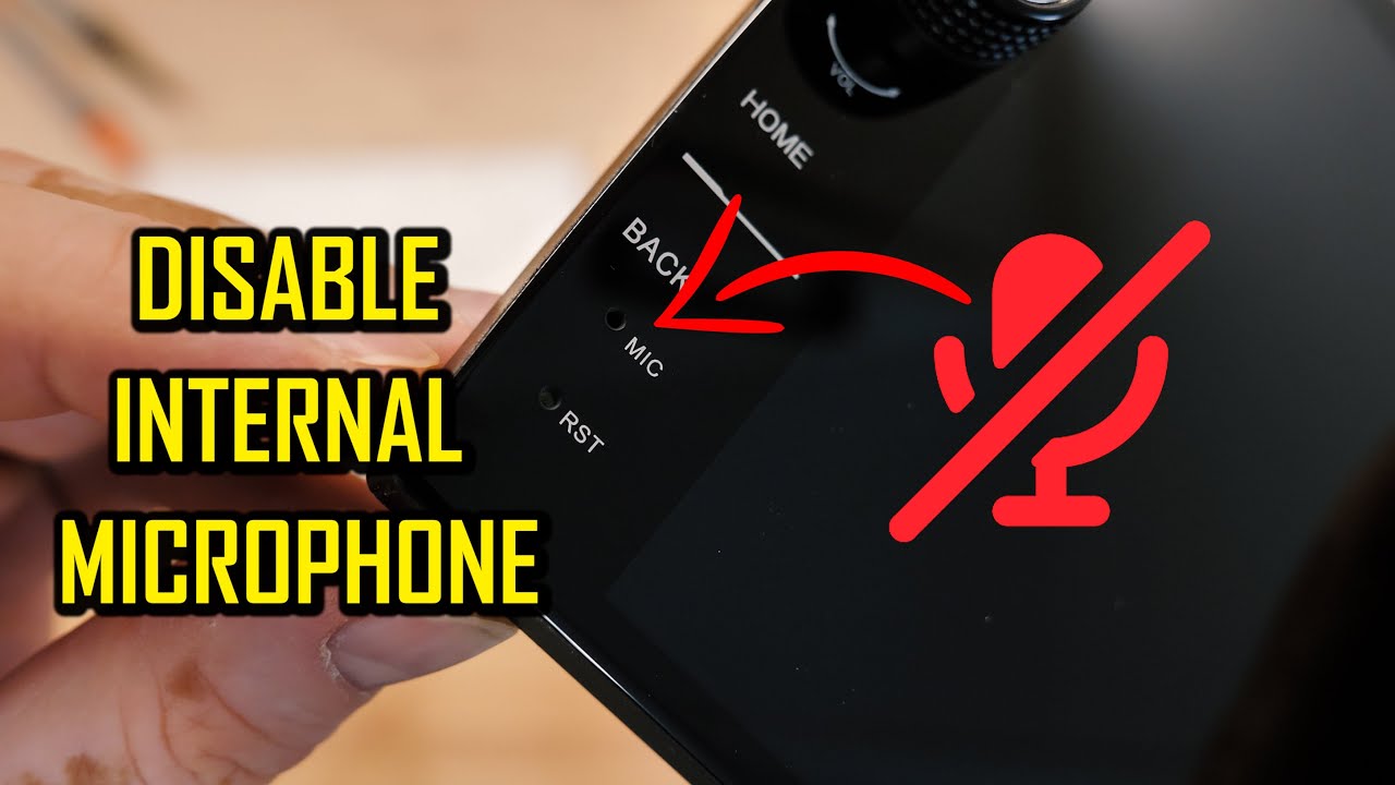 Android Head Unit Disable Internal Microphone