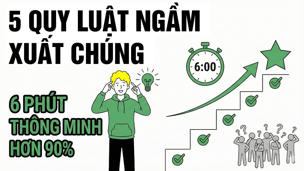 6 Phút Đánh Thức Não Bộ: 5 Quy Luật Ngầm Của Người Xuất Chúng | Nâng Cấp Chính Mình