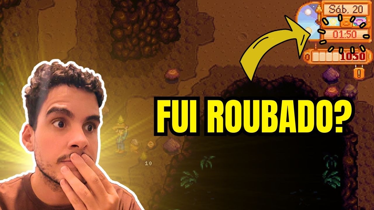 FUI ROUBADO ENQUANTO DORMIA! ~O erro que todo iniciante comete (Stardew Valley #03)