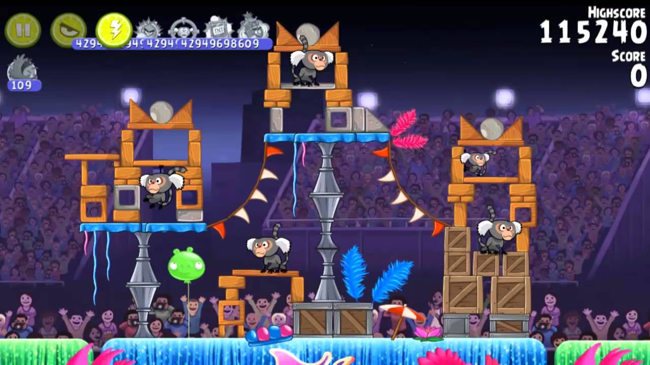 Angry Birds Rio Carnival Upheaval All levels
