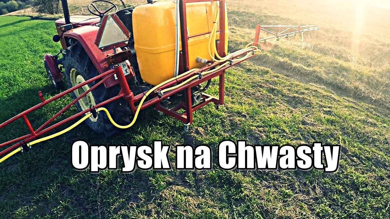 Oprysk na Chwasty w oziminach. Ursus c-360, Pilmet 300l