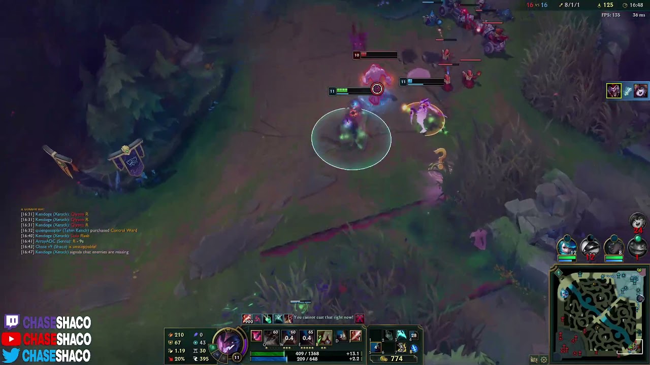 ChaseShaco amazing Shaco outplay
