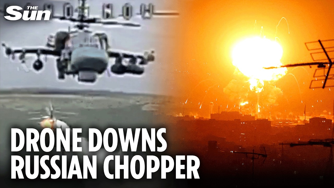Ukrainian FPV drone takes out Russian KA-52 helicopter