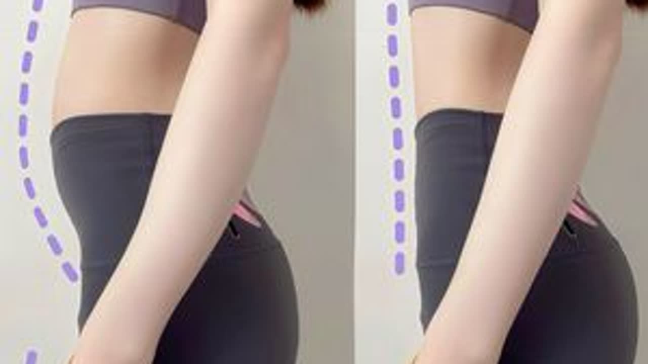 巨有效｜睡前4min掰正骨盆‼️🔥 #运动 #居家锻炼 #健身 #自律 #骨盆前倾