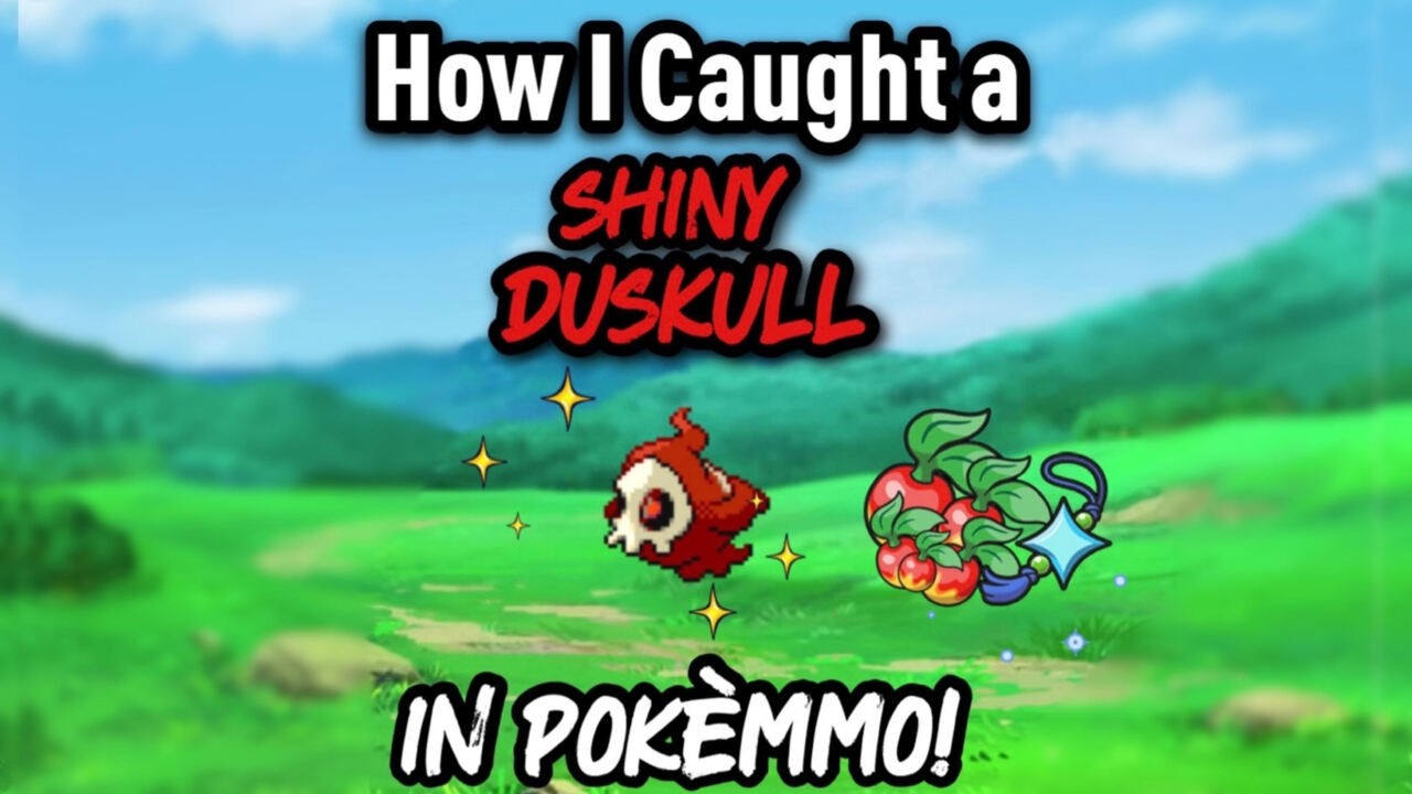 How I Caught SHINY DUSKULL - Pokemmo Shiny Reaction