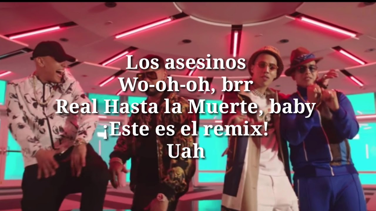 Asesina Remix - Brytiago / Darell / Daddy Yankee / Ozuna / Anuel AA