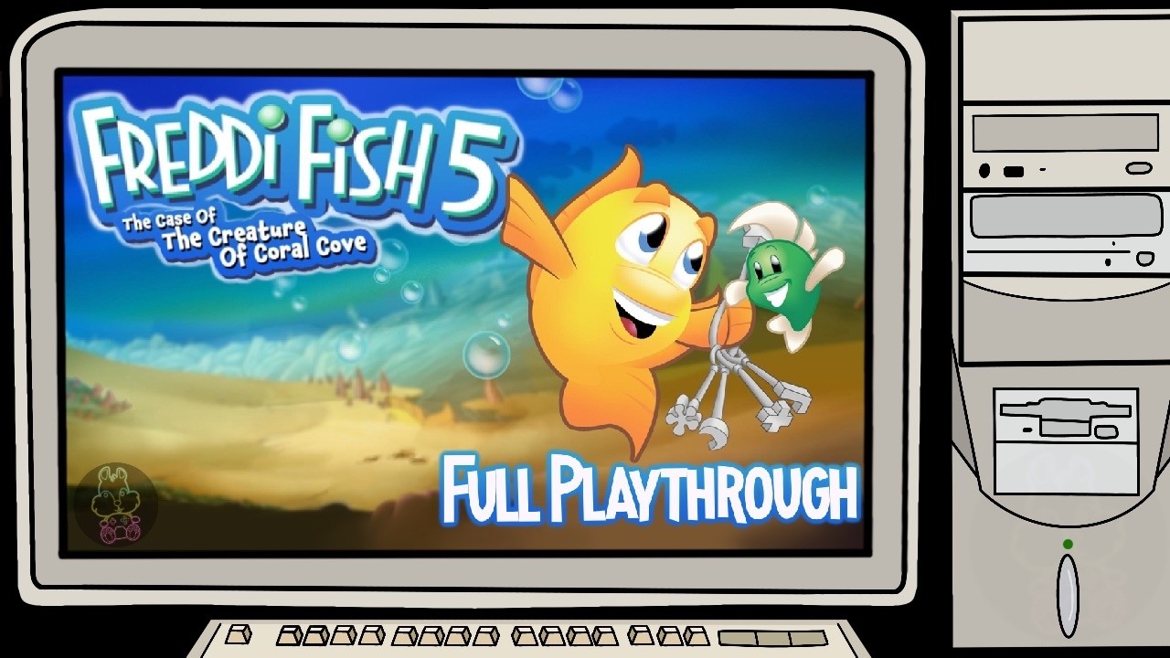 Freddi Fish 5: The Case of the Creature of Coral Cove | Full Playthrough | No Commentary