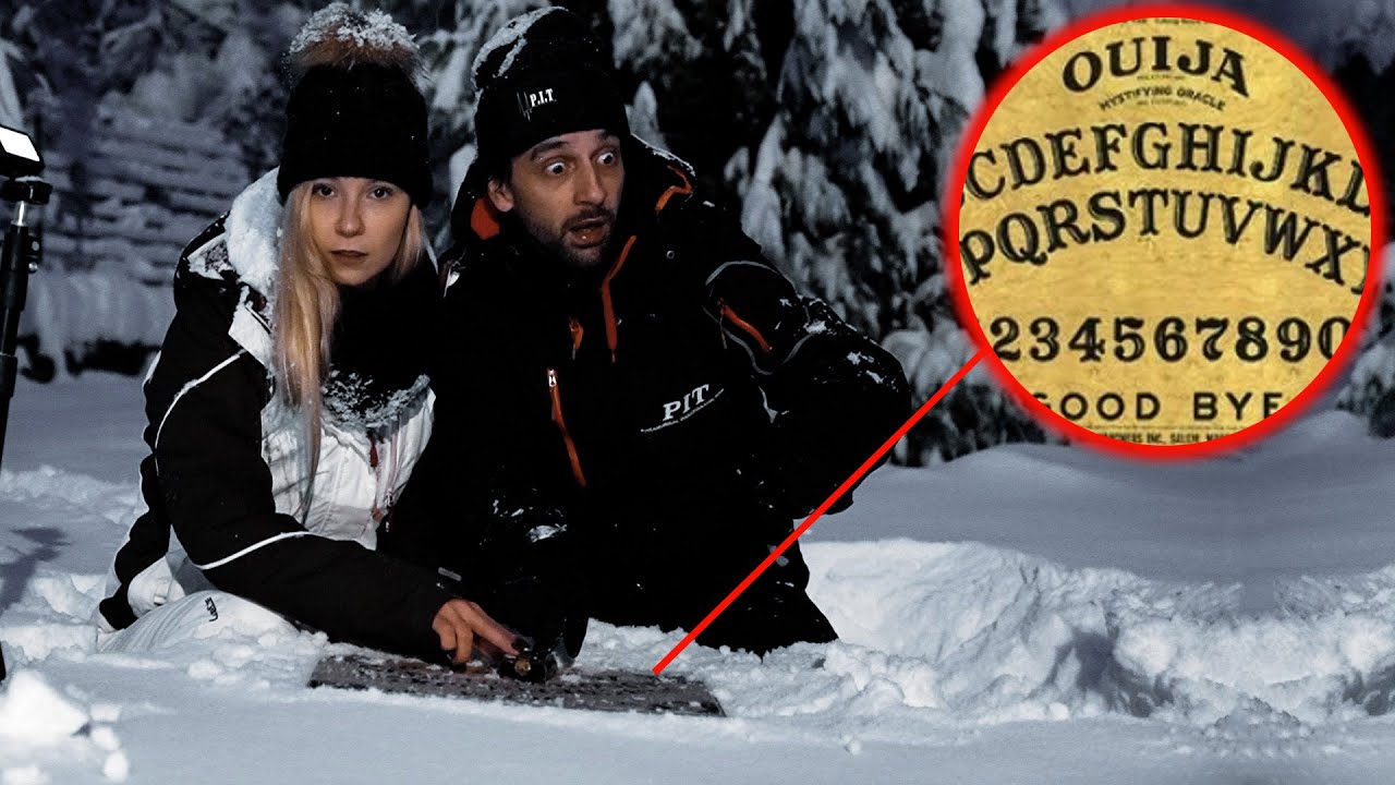 TAVOLA OUIJA SULLA NEVE ** SPAVENTOSO **