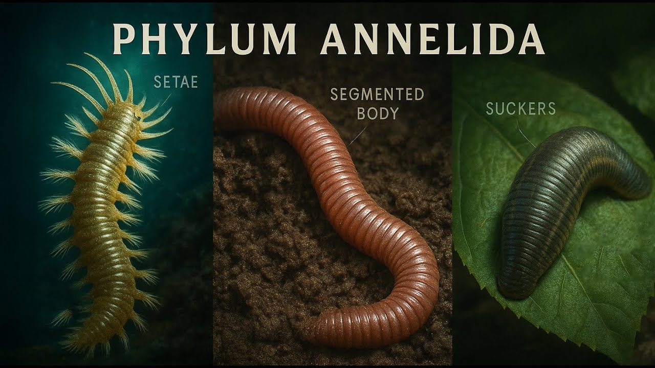 Классификация типа Annelida 🪱 | Полихеты, олигохеты и гирудинеи