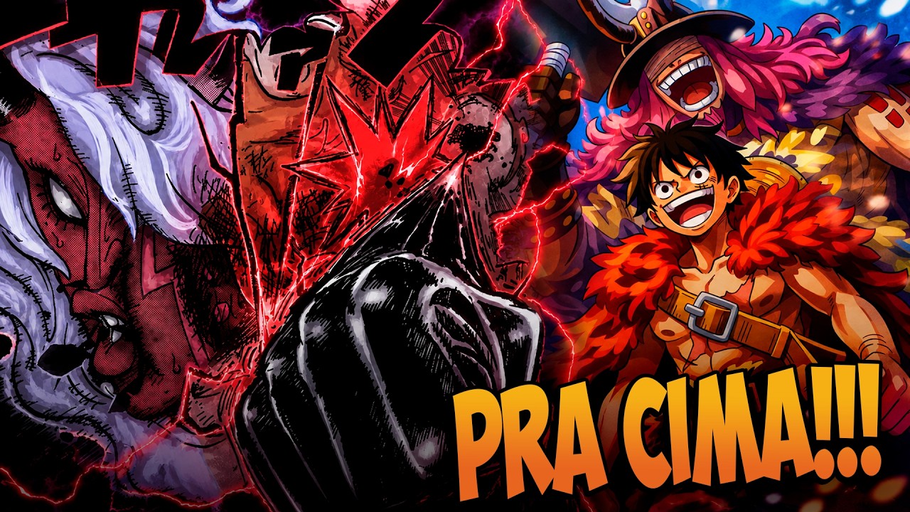 ELE CHEGOU!!! LUFFY DESCE A PORRADA EM IMU NA FORMA BASE!!! ONE PIECE 1186!!!