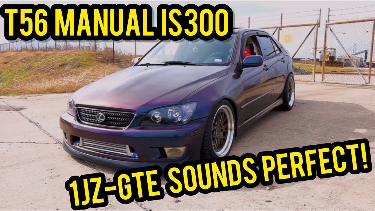 1JZ-GTE swapped Lexus IS300 with a Grannas T56 makes all the right sounds! #1jzgte #is300