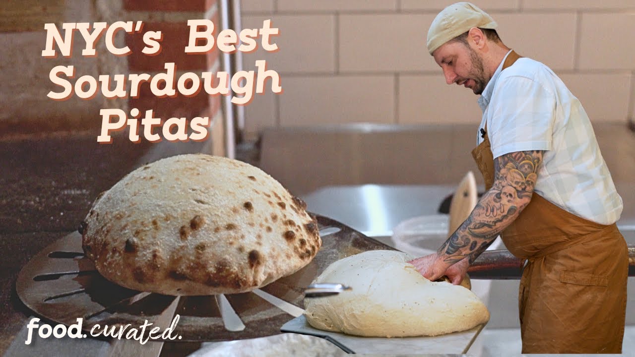 NYC's Best Pita Maker Shares His Recipe for Soft Sourdough Pita | Food Curated