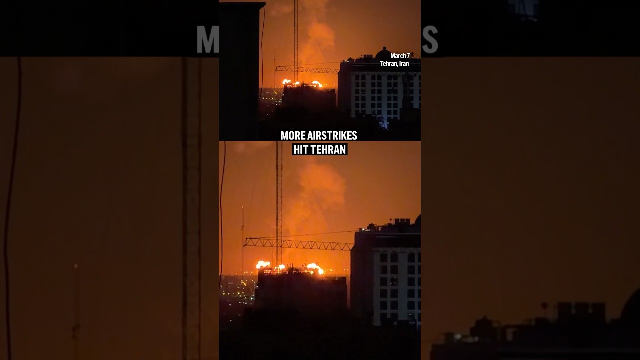 More airstrikes hit Tehran