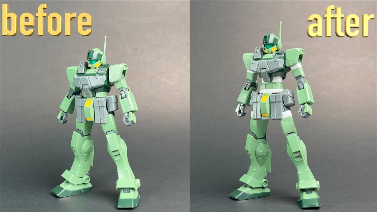 HG GUNDAM模型如何改造外型