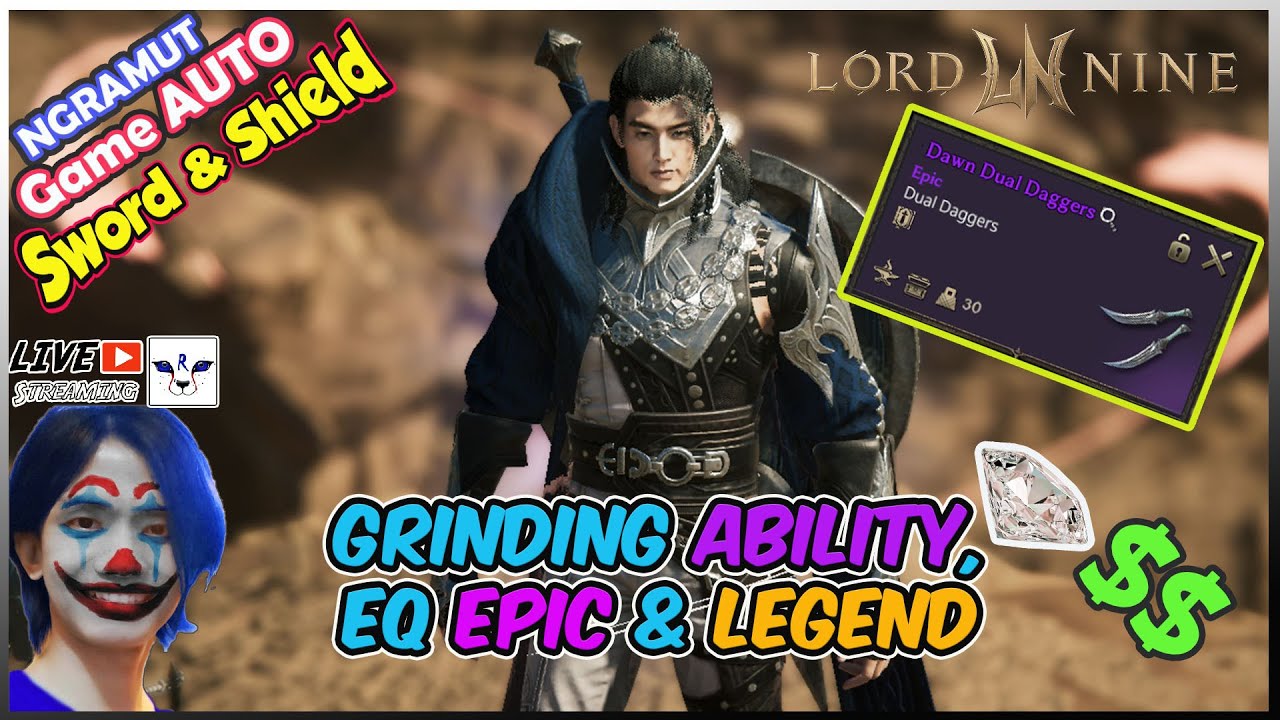 SYUKUR2.. PERDANA DROP WEAPON EPIC.. GOODLUCK.. | Lordnine [🔵Live]