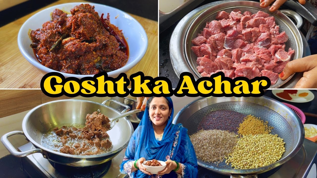 Hyderabadi Gosht Ka Achar | 1 Kilo With Perfect Measurement | महिनो तक स्टोर करके खाये | Vlog 2025