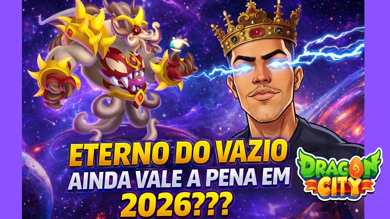 TESTEI O DRAGÃO ETERNO DO VAZIO FULL SKINS - DRAGON CITY 🔥🐉