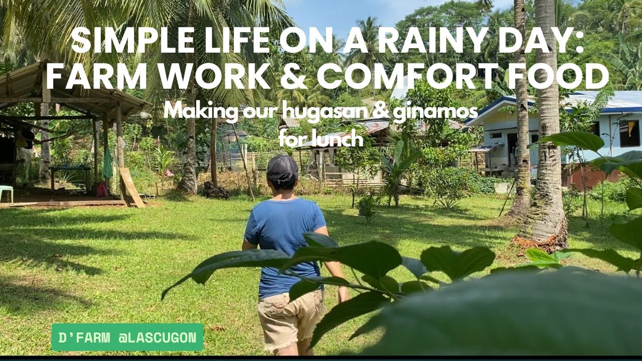 Simple Life on a Rainy Day: Farm Work & Comfort Food