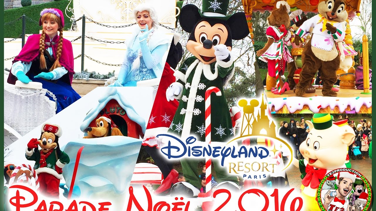PARADE NOEL Disneyland Paris 2016 4K