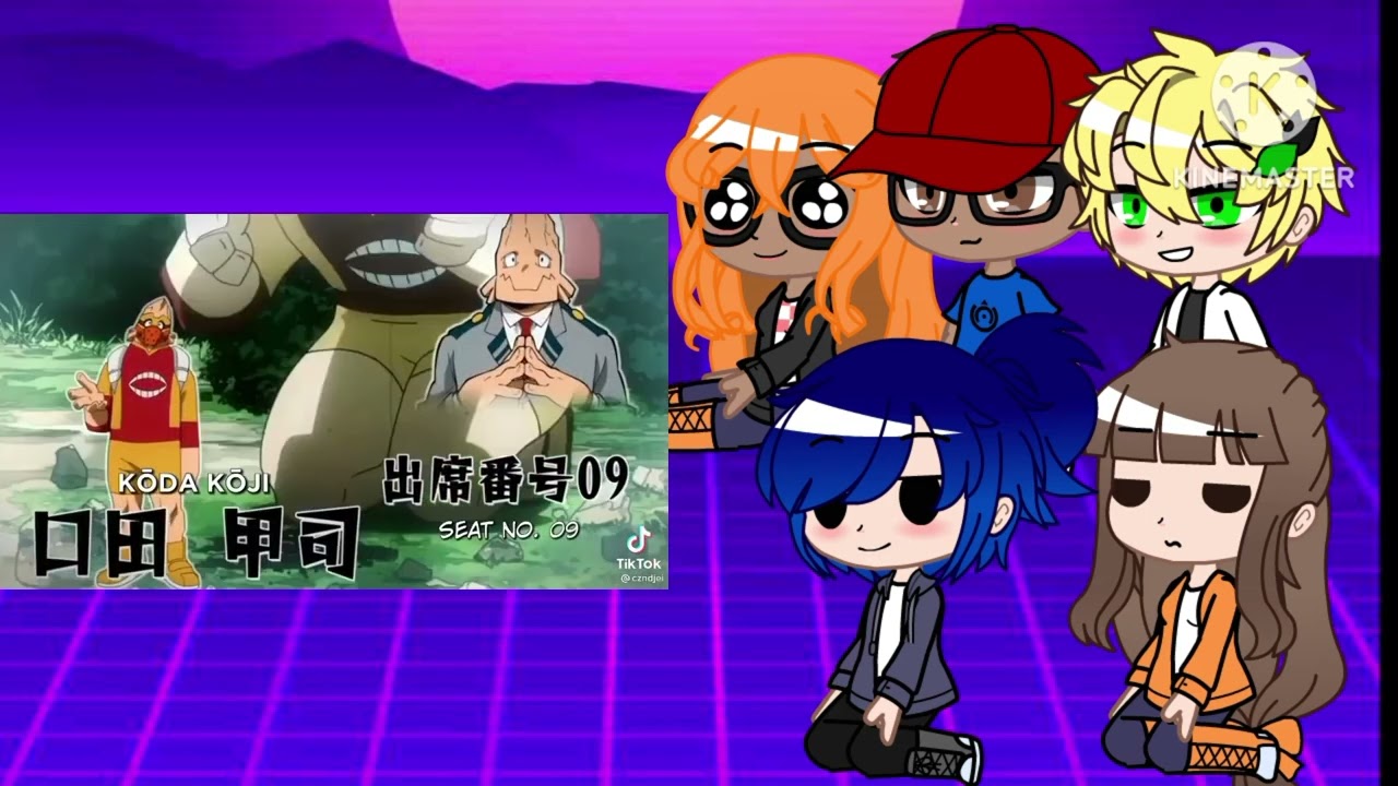 mlb reacting to Marinette as Mina || AU ||