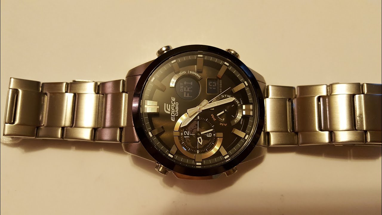 Обзор и настройка CASIO EDIFICE ERA-500DB-1A (Review and setting)