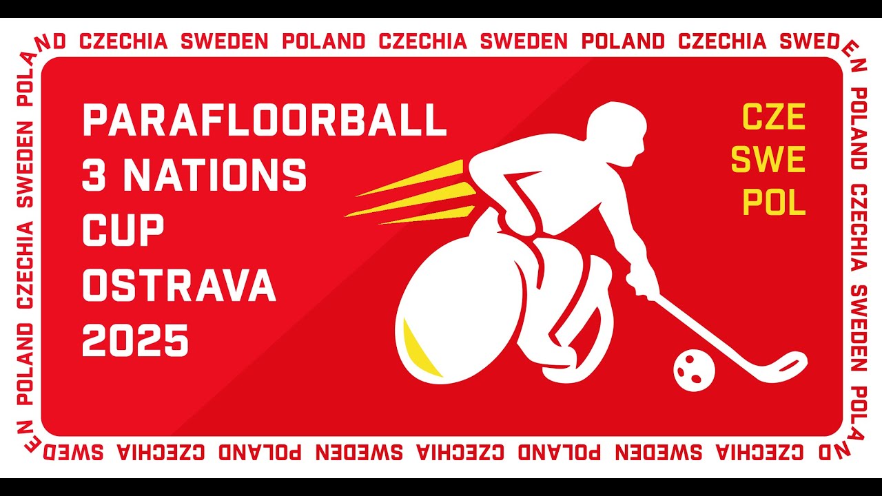 Parafloorball 3 Nations Cup 2025 Ostrava!!! - 1. hrací den