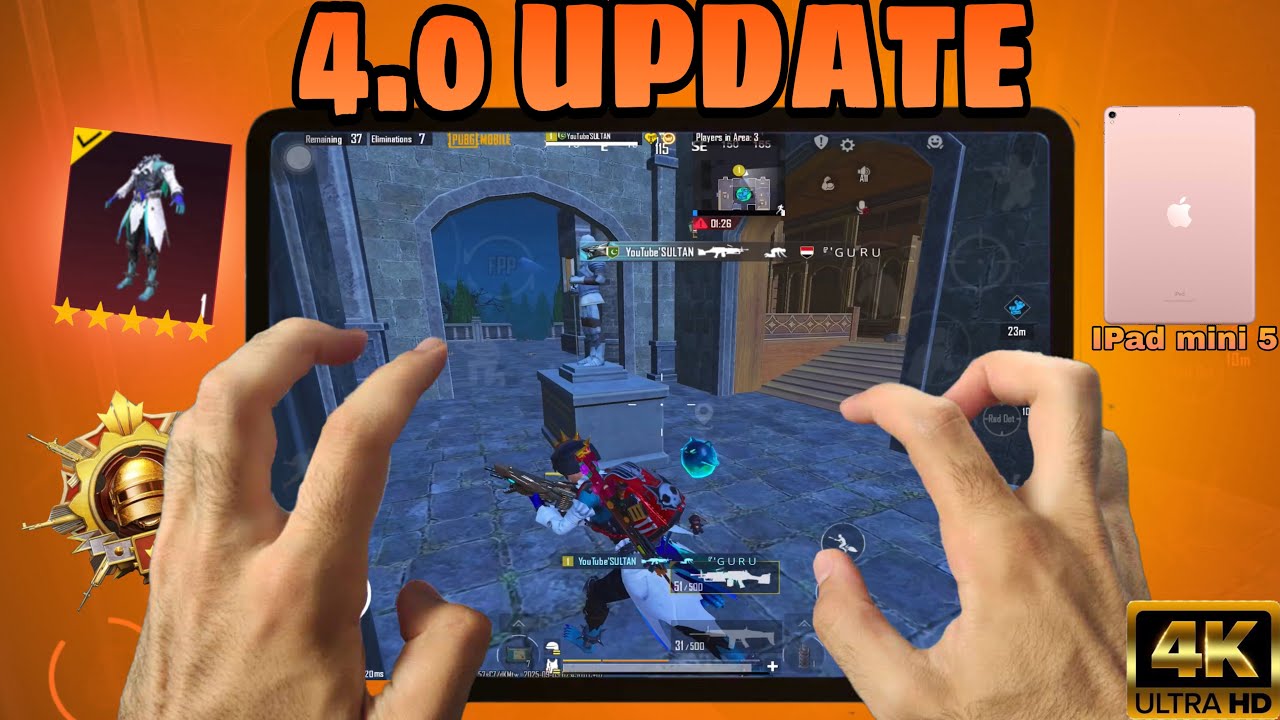 OMG😱4.0 UPDATE IS AMAZING 🤩 | IPAD MINI 5 PUBG 4.0 UPDATE TEST 👑|PUBGM