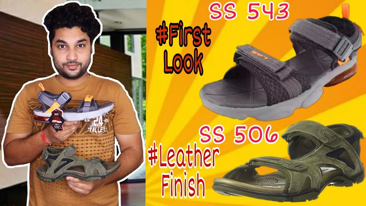 SS 543 First Look (VS) SS 506 Leather Finish Sparx Brand Sandal Unboxing, Comparison and Review