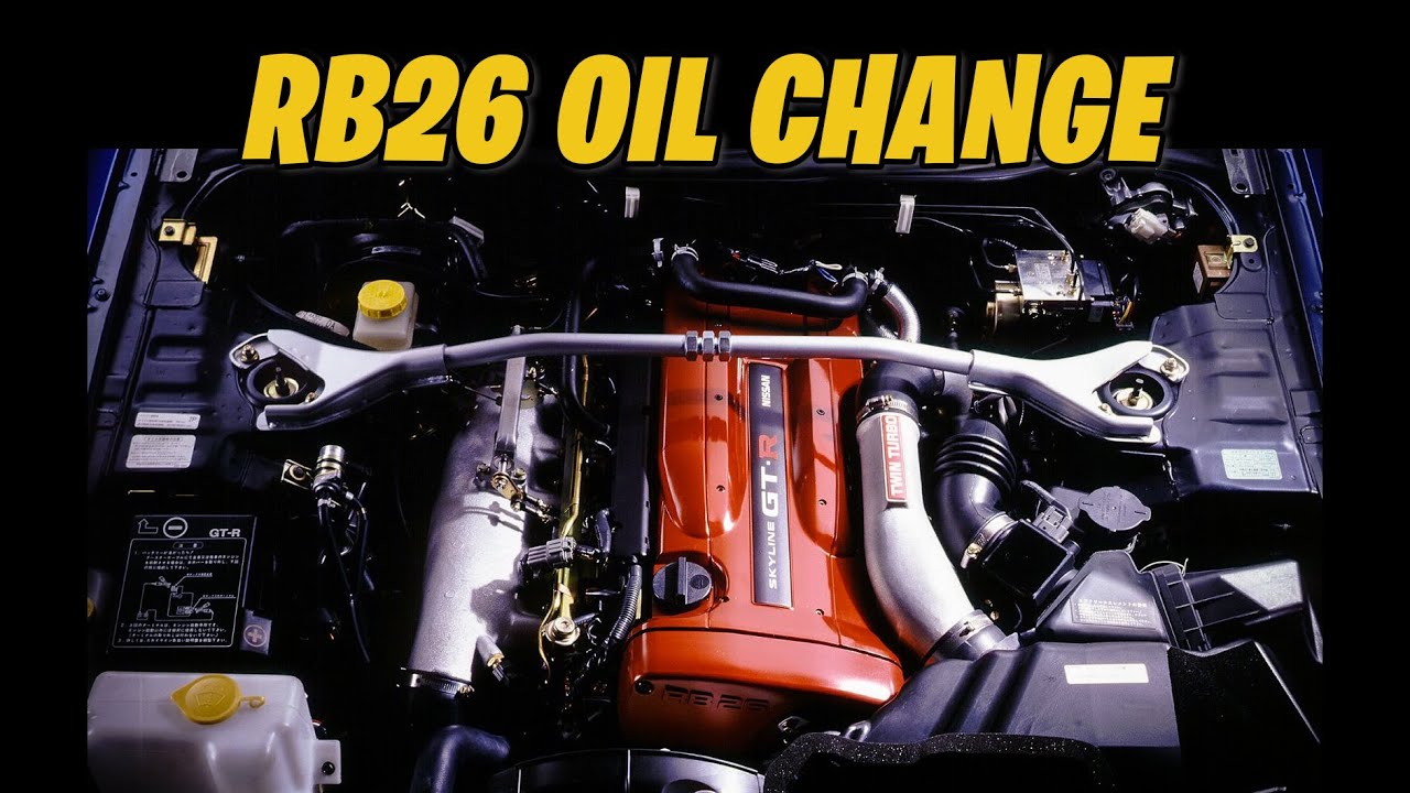 RB26 Oil Change - R32/R33/R34