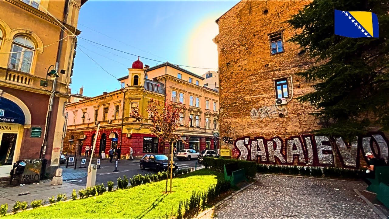 Unexpected beautiful city Sarajevo! City walking tour!