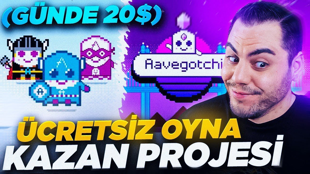 &Uuml;CRETSİZ OYNA KAZAN (G&Uuml;NDE 20$) AAVEGOTCHI #Metaverse