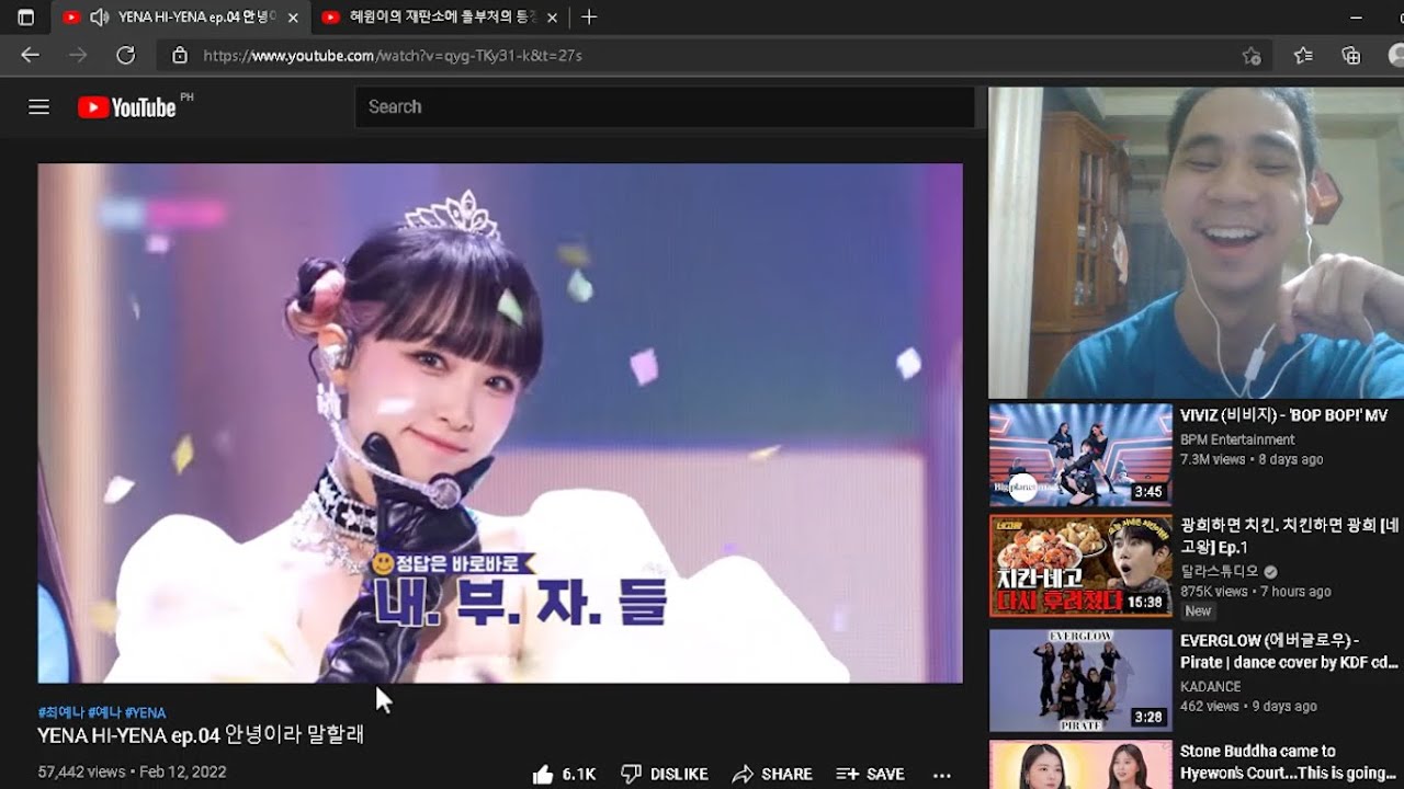 CUTEST ENDING POSE! / YENA HI-YENA ep.04 / REACTION